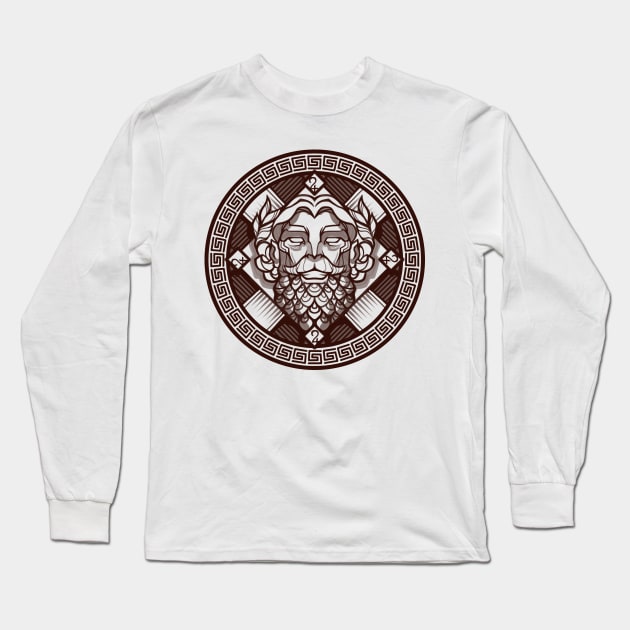 Sephiroth Lines - 4 - Chesed Long Sleeve T-Shirt by Nightgrowler